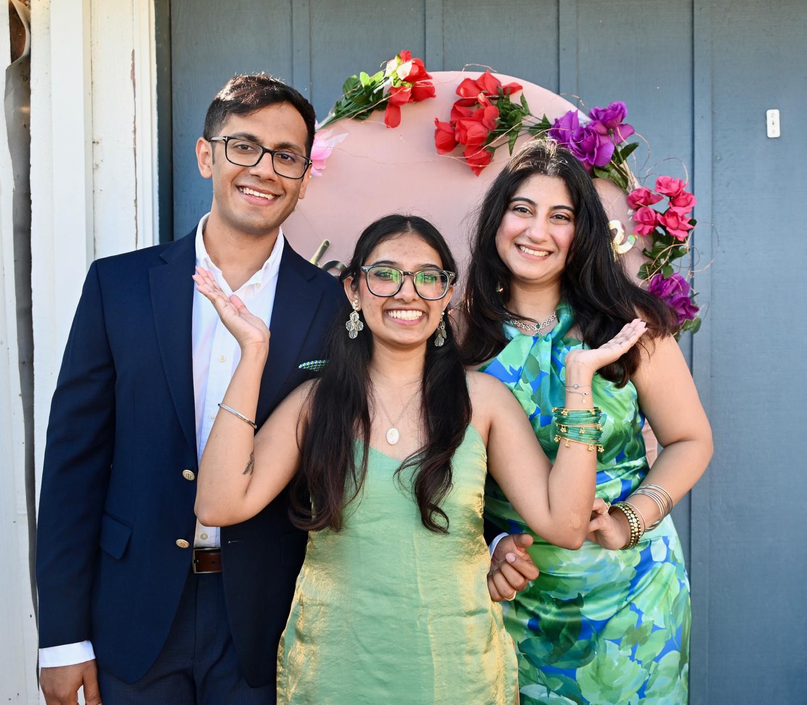 Saumya and Sameer with Shivangi